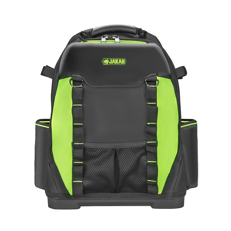 Plastic Bottom Tool Backpack With Laptop Compartment